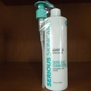 Serious Skincare Glycolic cleanser, w/pump Sealed